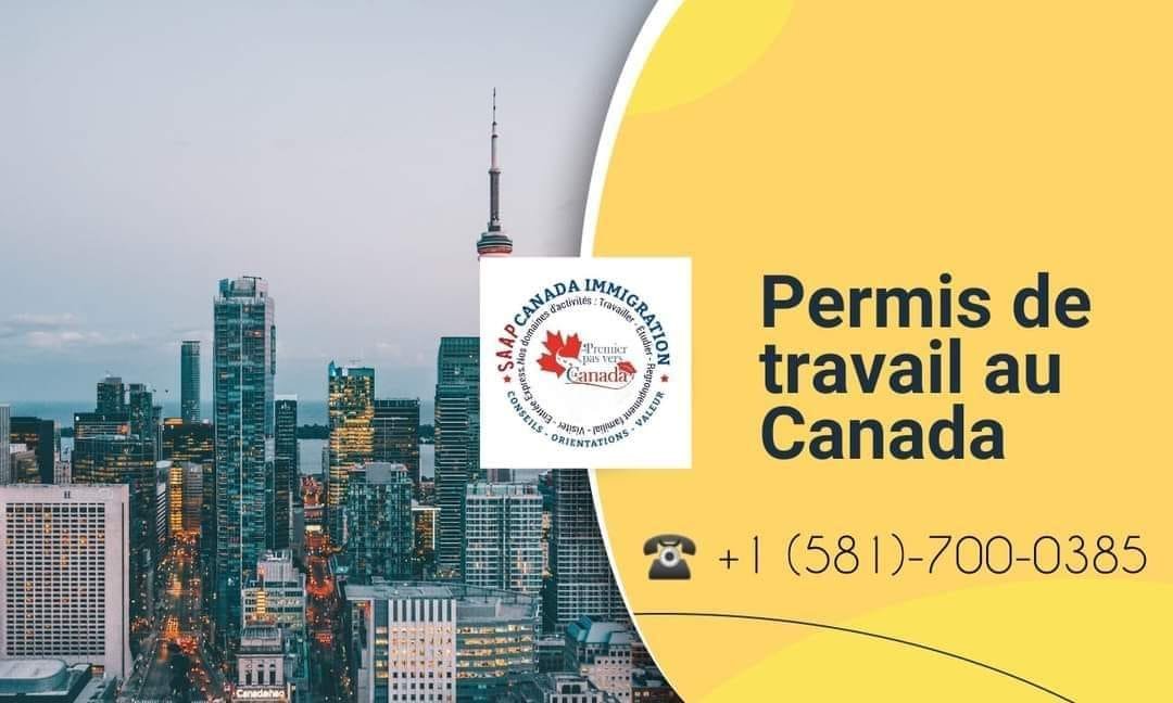 Obtenir un permis de travail au Canada en tant que visiteur ou résident permanent.